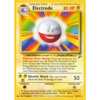 Electrode (Base Set 2 25/130) (Rare) English - Played