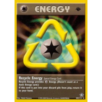 Recycle Energy (Neo Genesis 105/111) (Rare) English - Good