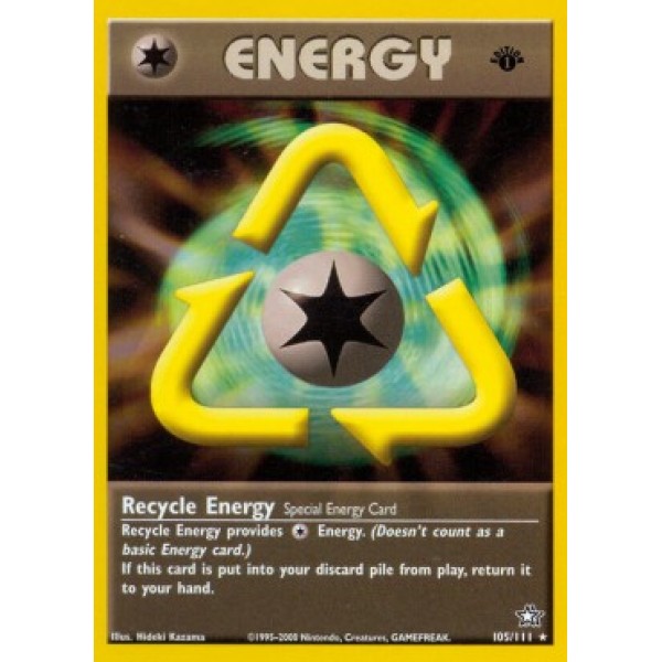 Recycle Energy (Neo Genesis 105/111) (Rare) English - Good