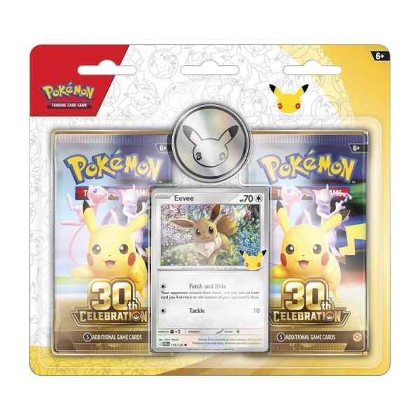 Pokémon TCG: 30th Celebration Anniversary - 2 Booster Blister ( Eevee )