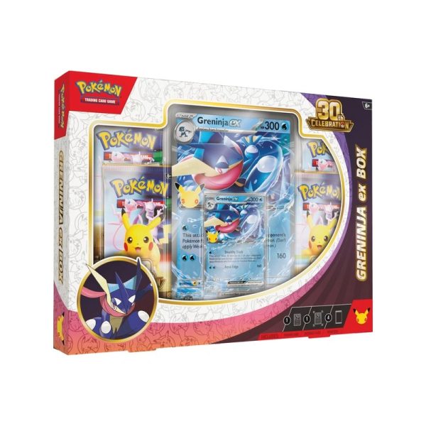 Pokémon TCG : 30th Celebration Anniversary - Greninja ex Box