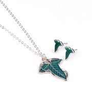 Σετ Κοσμημάτων: The Lord of the Rings - Leaf of Lorien Gift Set (Κολιέ Και Σκουλαρίκια) 