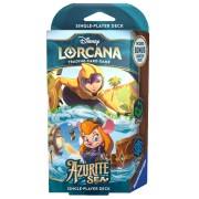 Disney Lorcana TCG:  Azurite Sea Starter Deck - Emerald & Sapphire