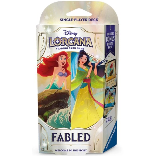 Disney Lorcana TCG: Fabled – Starter Deck (Ariel & Mulan)