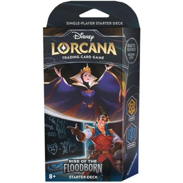 Disney Lorcana TCG: Rise of the Floodborn - Starter Deck (Amber & Sapphire)