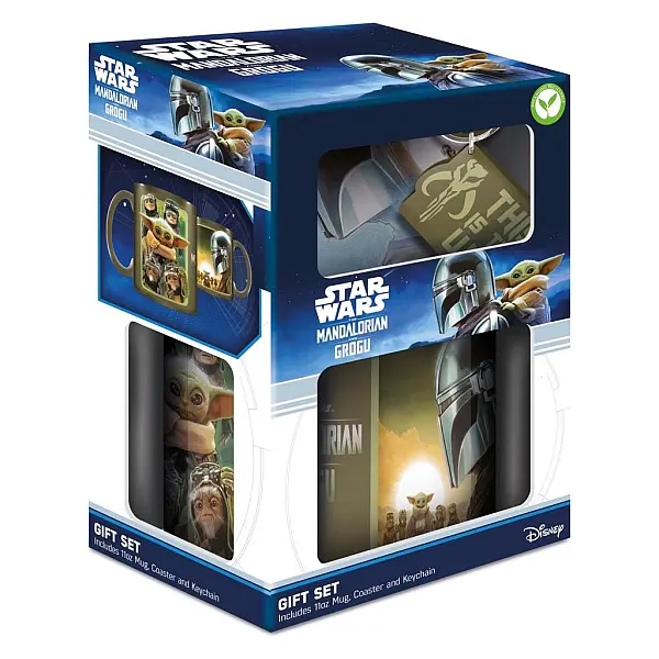Star Wars: The Mandalorian and Grogu - Bounty Hunters Mug, Coaster