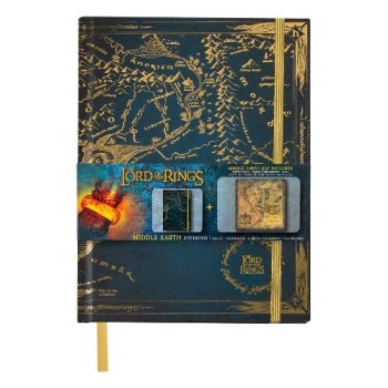 Σημειωματάριο Σκληρόδετο The Lord of the Rings – Middle Earth Map (A5)