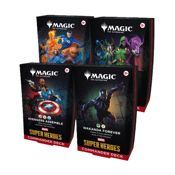 Magic: The Gathering - Marvel Super Heroes Commander Deck Display