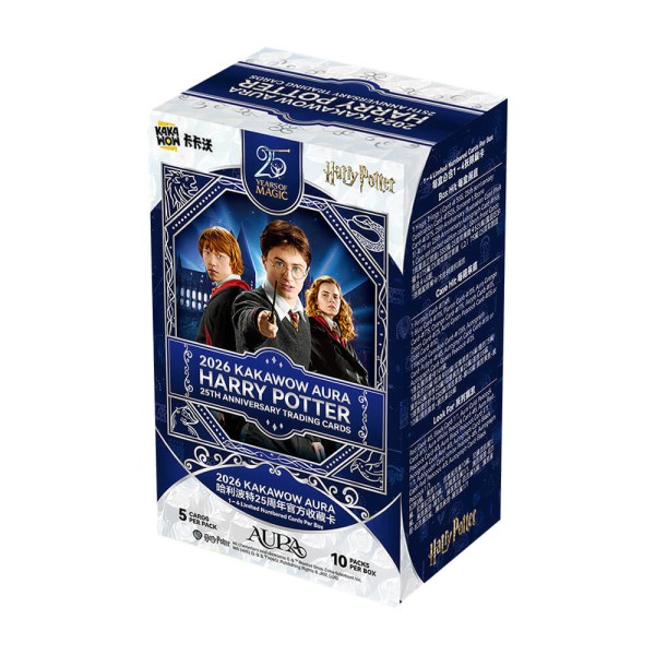 Harry Potter Trading Cards: 25th Anniversary AURA 2026 - Hobby Box