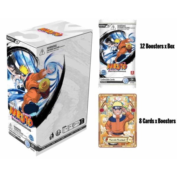 Naruto: Smriti Collectible Cards - Heaven Scroll - Platinum Booster Box(12 Boosters) 