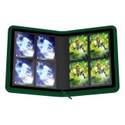 Άλμπουμ Καρτών Ultimate Guard Zipfolio Binder ( 160 θέσεις καρτών ) 8 Pocket - Green 