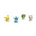 Funko Bitty POP! Pokémon series 1 (4-Pack) - Συλλεκτικές Φιγούρες Pikachu, Vaporeon, Caterpie & Cubone