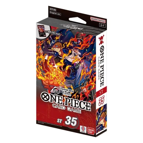 One Piece TCG: Red/Black Sabo - Starter Deck ST-35