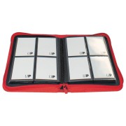 Like New - Άλμπουμ Καρτών Ultra Pro: Vivid Red 9-Pocket Zippered PRO-Binder 360 Θέσεων