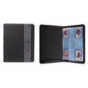 Ultra PRO 9-Pocket Toploader Zippered Premium PRO Binder : Black (180 Θέσεις Καρτών)