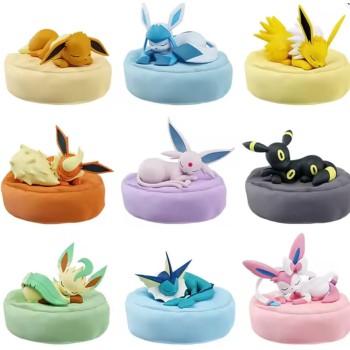 Μίνι Φιγούρα Pokémon : Sleeping Pose Eevee & Eeveelutions Blind Box 