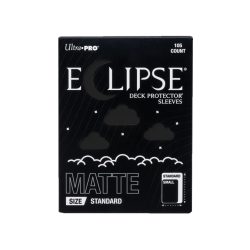 Ultra PRO Eclipse Gloss Standard Deck Protector Sleeves : Jet Black (105 Τμχ)