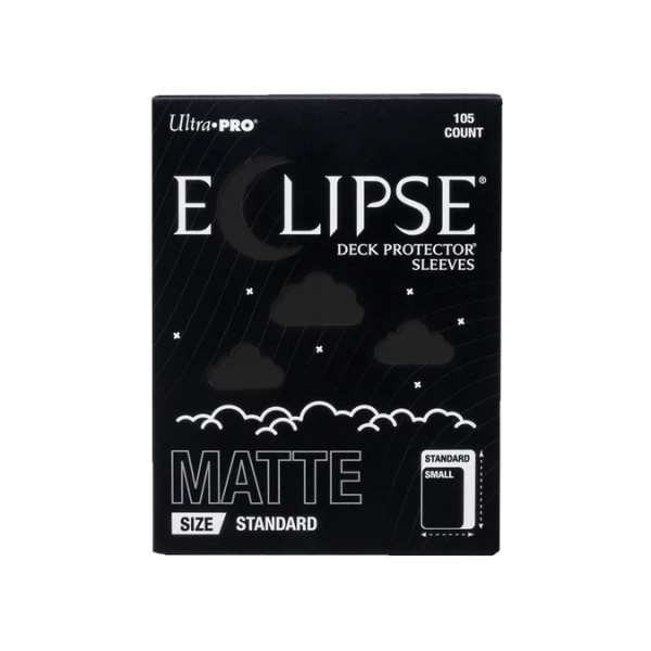 Ultra PRO Eclipse Gloss Standard Deck Protector Sleeves : Jet Black (105 Τμχ)