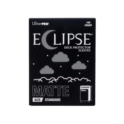 Ultra PRO Eclipse Matte Standard Deck Protector Sleeves : Smoke Grey (105)