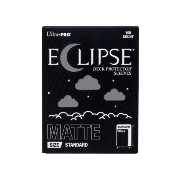 Ultra PRO Eclipse Matte Standard Deck Protector Sleeves : Smoke Grey (105)