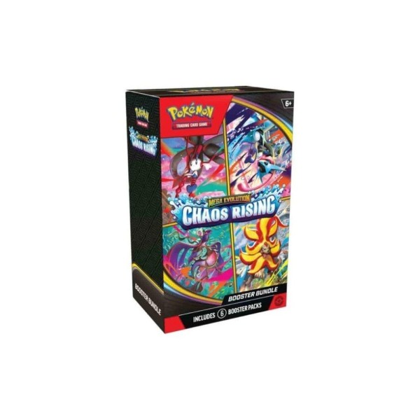 Pokémon TCG: Mega Evolution - Chaos Rising - Booster Bundle (6 Boosters)