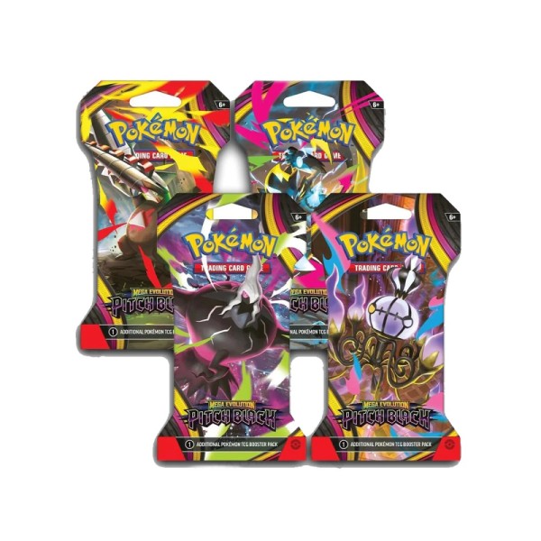 Pokémon TCG: Mega Evolution - Pitch Black - Sleeved Booster (Random Art)