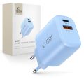 Φορτιστής Τοίχου Tech-Protect NCA30 30W με USB-C PD & USB-A QC 3.0 - Baby Blue