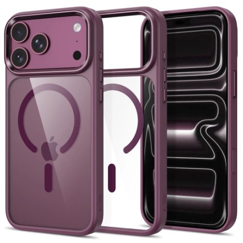 Σκληρή Θήκη Tech-Protect MagMat MagSafe CC για Apple iPhone 17 Pro Max / 18 Pro Max - Dark Cherry / Clear