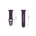 Λουράκι Σιλικόνης Tech-Protect Silicone για Apple Watch Series 8 / 9 / 10 / 11 / 12 / SE / Ultra (44 / 45 / 46 / 49mm) - Deep Burgundy