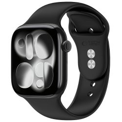 Λουράκι Σιλικόνης Tech-Protect Silicone για Apple Watch Series 8 / 9 / 10 / 11 / 12 / SE / Ultra (44 / 45 / 46 / 49mm) - Black