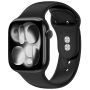 Λουράκι Σιλικόνης Tech-Protect Silicone για Apple Watch Series 8 / 9 / 10 / 11 / 12 / SE / Ultra (44 / 45 / 46 / 49mm) - Black