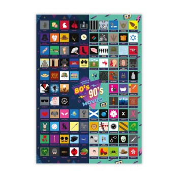 Mad Monkey: Scratch Poster  - Top 100  80s & 90s Movies