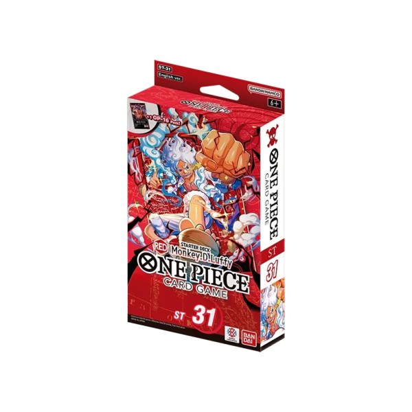 One Piece TCG: Red Monkey D. Luffy - Starter Deck ST-31