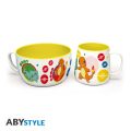 Σετ Πρωινού Pokemon ABYSTYLE – Pikachu & Kanto Starters (Κούπα 330ml & Μπολ Δημητριακών 690ml)