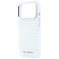 Σκληρή Θήκη Karl Lagerfeld IML Rhinestones  MagSafe για iPhone 18 Pro Max - White