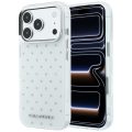 Σκληρή Θήκη Karl Lagerfeld IML Rhinestones  MagSafe για iPhone 18 Pro Max - White