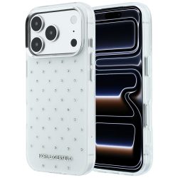 Σκληρή Θήκη Karl Lagerfeld IML Rhinestones  MagSafe για iPhone 18 Pro Max - White
