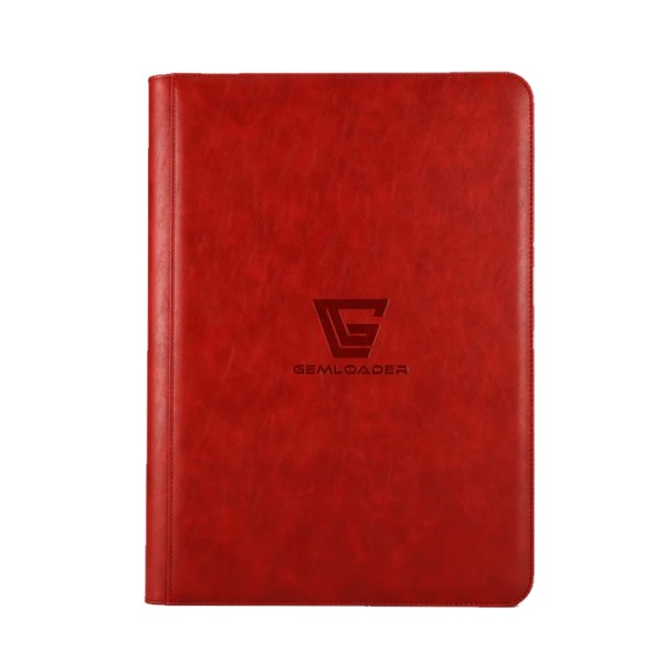 Άλμπουμ Καρτών Premium Gemloader 4””X4”” Fit collector”s binder [1024 Θέσεις] - Red