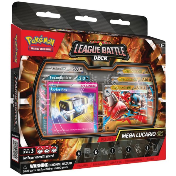 Pokémon TCG: League Battle Deck  - Mega Lucario EX Box