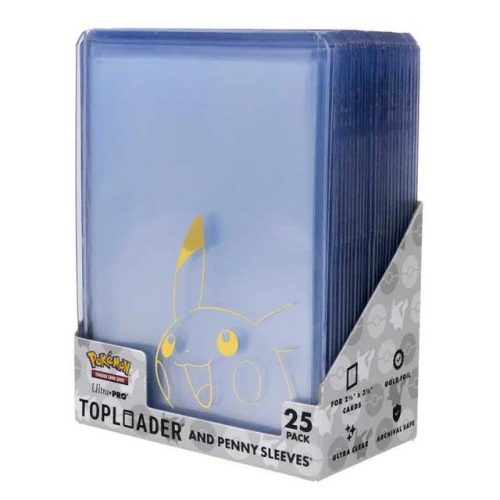 Ultra Pro:  Pikachu Toploader & Sleeve Combo Pack - 25 Pack