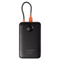 Power Bank Veger W1189-K1C 10000mAh 22.5W Fast Charging με Ενσωματωμένο Καλώδιο USB-C – Black