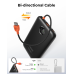 Power Bank Veger W1189-K1C 10000mAh 22.5W Fast Charging με Ενσωματωμένο Καλώδιο USB-C – Black