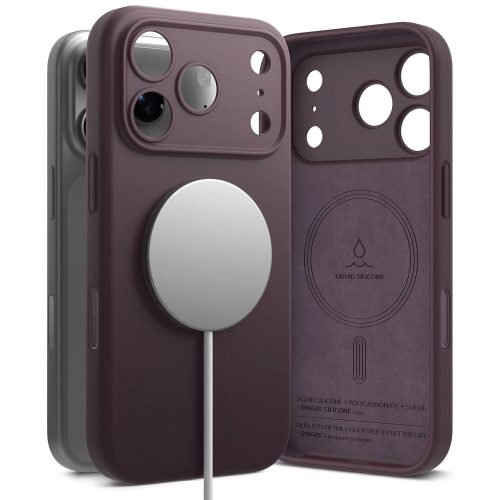 Θήκη Σιλικόνης Ringke Silicone Magnetic με MagSafe για Apple iPhone 17 Pro Max / 18 Pro Max - BURGUNDY