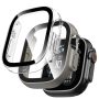 Σετ 2 Θηκών Tech-Protect Defense με Τζαμάκι για Apple Watch Ultra 1 / 2 / 3 / 4 49mm - Titanium & Clear