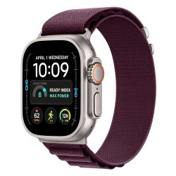 Λουράκι Υφασμάτινο Tech-Protect Nylon Pro για Apple Watch 44/45/46/49mm - Deep Burgundy