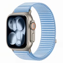 Λουράκι Νάιλον Tech-Protect NylonLoop για Apple Watch Series 8 / 9 / 10 / 11 / 12 / SE (40 / 41 / 42mm) - Baby Blue