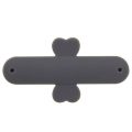 Silicone Sticker Phone Holder με Stand - Grey