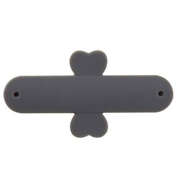 Silicone Sticker Phone Holder με Stand - Grey
