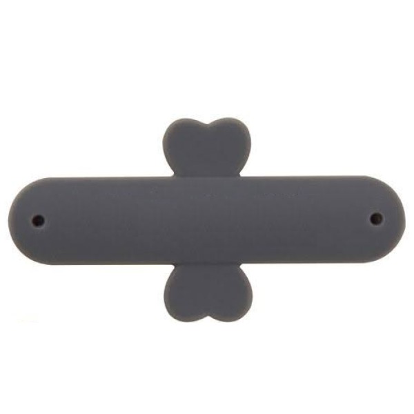 Silicone Sticker Phone Holder με Stand - Grey