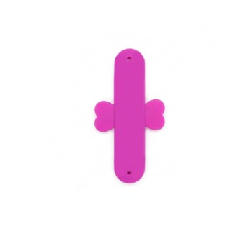 Silicone Sticker Phone Holder με Stand - Pink 